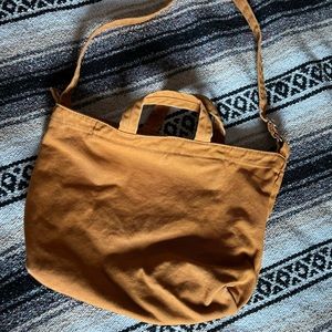 Baggy Horizontal Duck Bag in Nutmeg